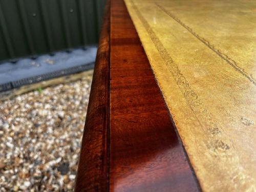 A Large Victorian Period Mahogany Partners Desk. View IV