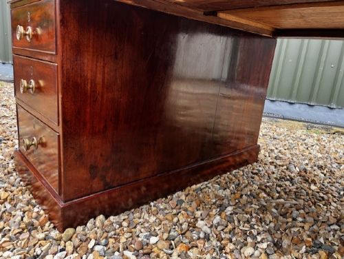 A Large Victorian Period Mahogany Partners Desk. View VI