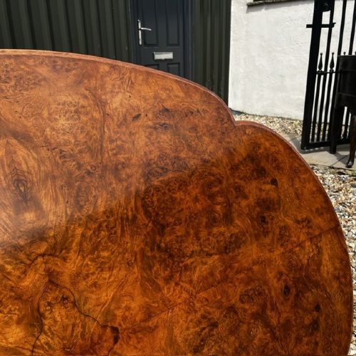 A Fine Quality Victorian Period Burr Walnut Coffee Table View V