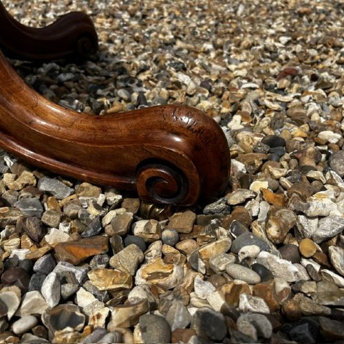 A Fine Quality Victorian Period Burr Walnut Coffee Table View XIII