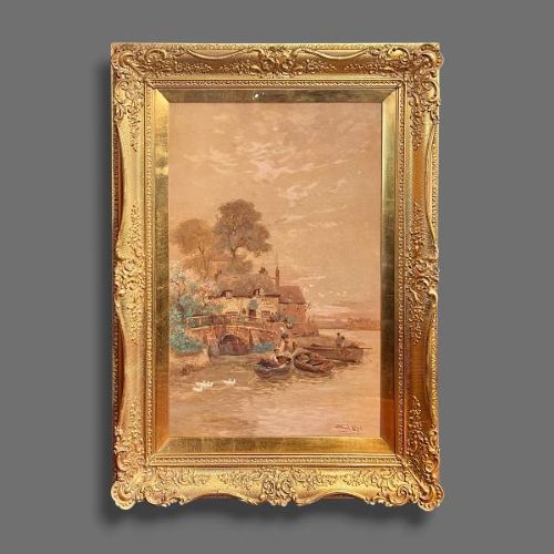 A 19th Century Large Scale Water Colour by Stuart Lloyd.