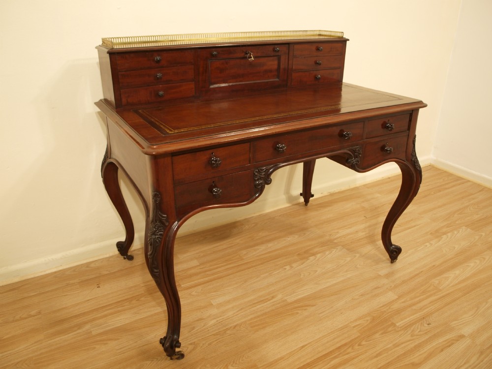 A Rare Mahogany Early Victorian Writing Desk