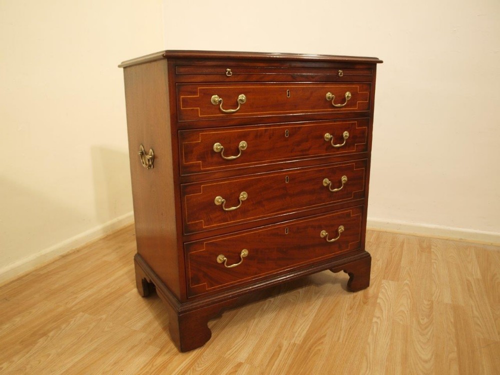A Mahogany George III Period Antique Bachelors Chest