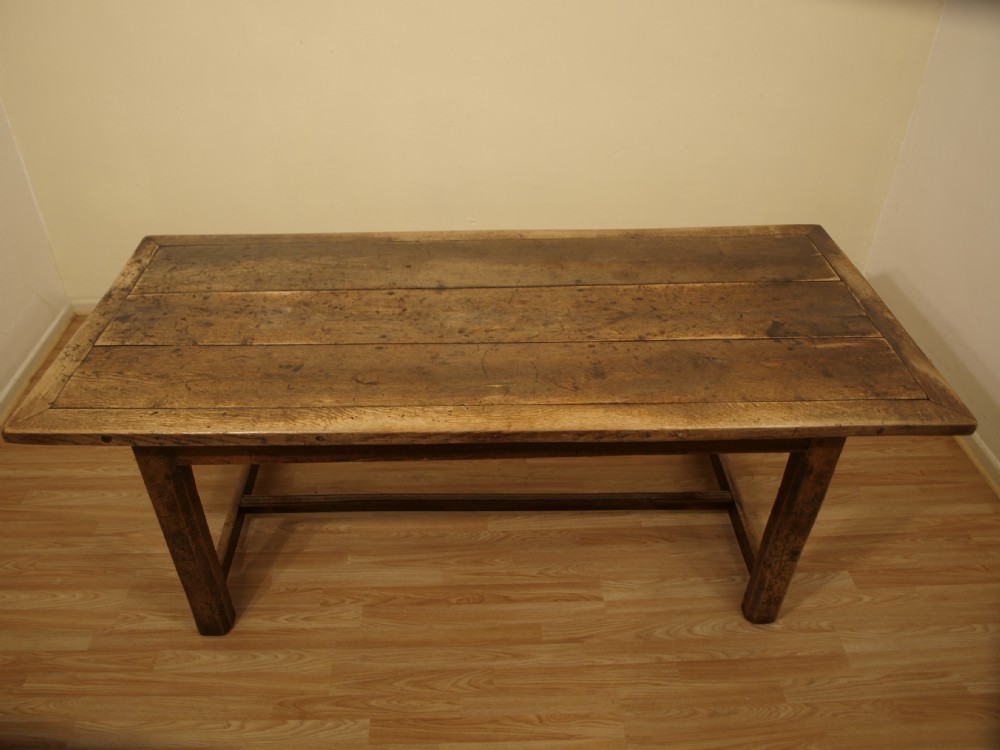 A Wonderful Rare Oak Refectory/Farmhouse Dining Table