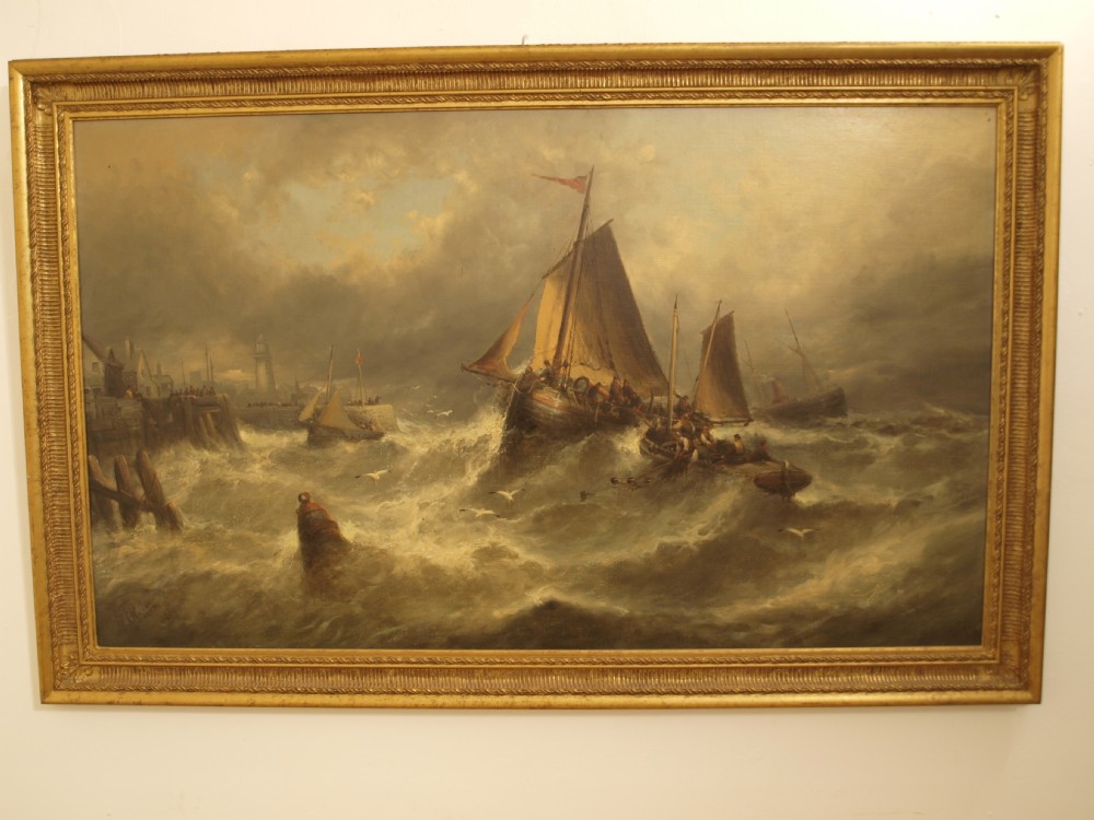 A Victorian Period Seascape By William Harry Williamson
