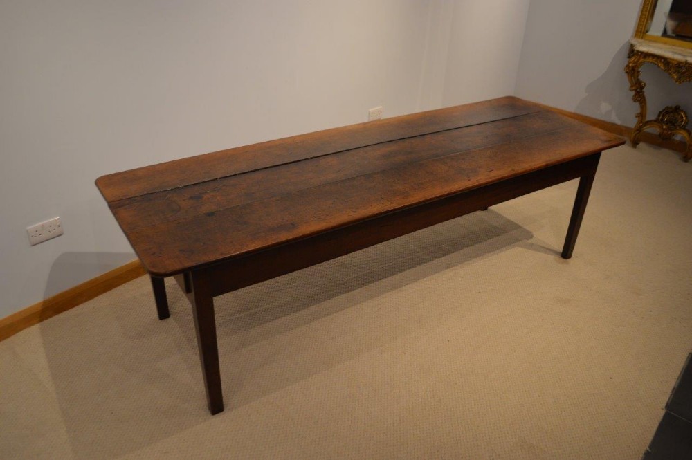 An Oak Georgian Period English Farmhouse Table