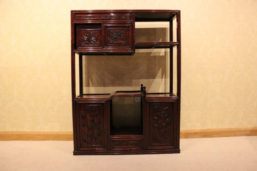A Chinese Hardwood 19th Century Cabinet