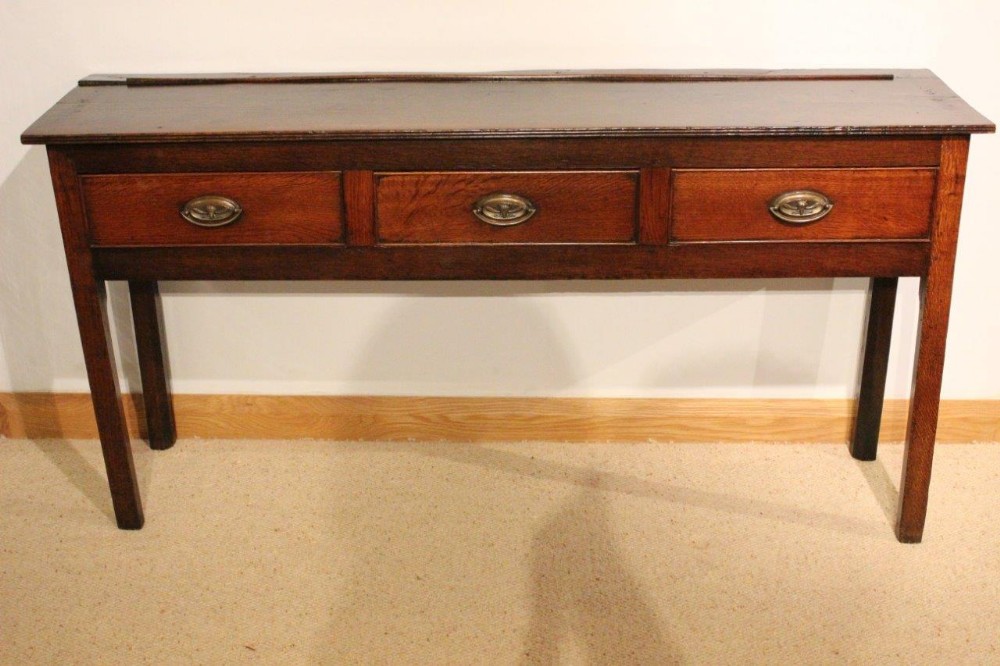 An Oak George III Period Antique Dresser Base