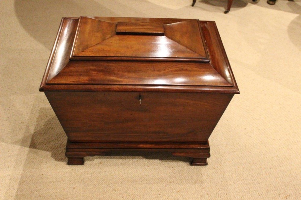 A Mahogany Early Victorian Period Antique Cellaret