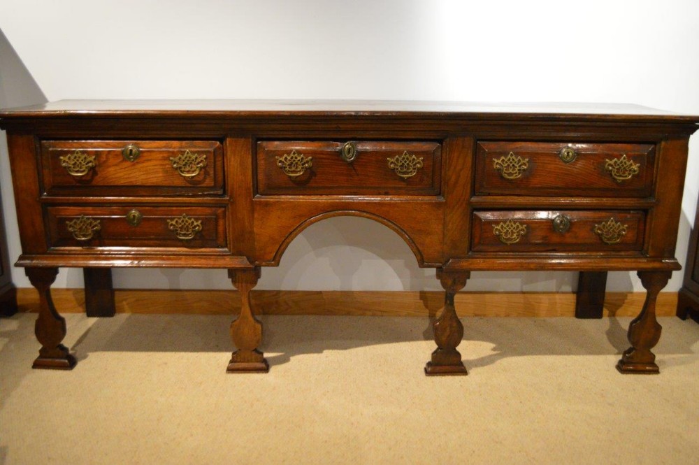 A Good Oak George III Period Antique Dresser Base