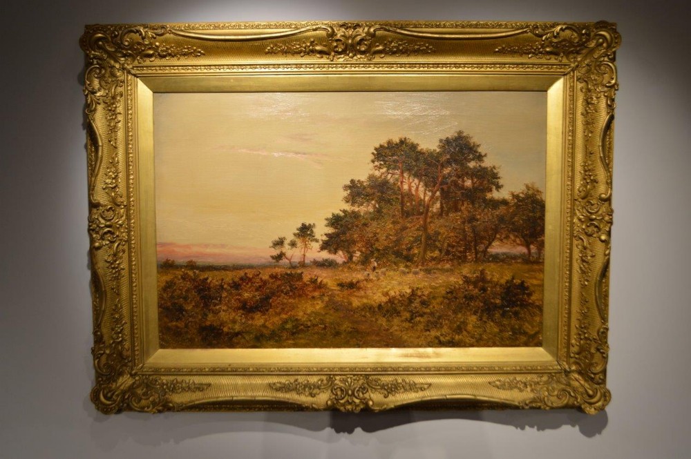 A Victorian Period Oil On Canvas By Daniel Sherrin