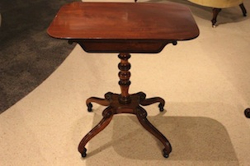 A Rare Mahogany Regency Period Antique Side Table