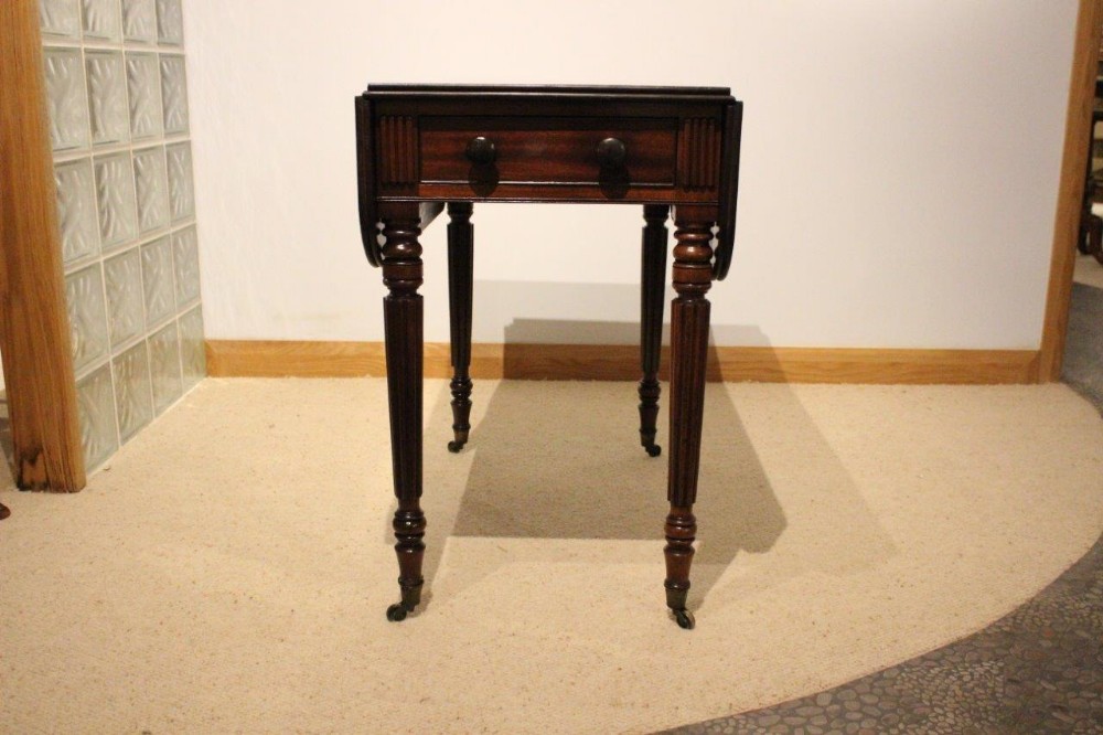 A Mahogany Regency Period Antique Pembroke Table