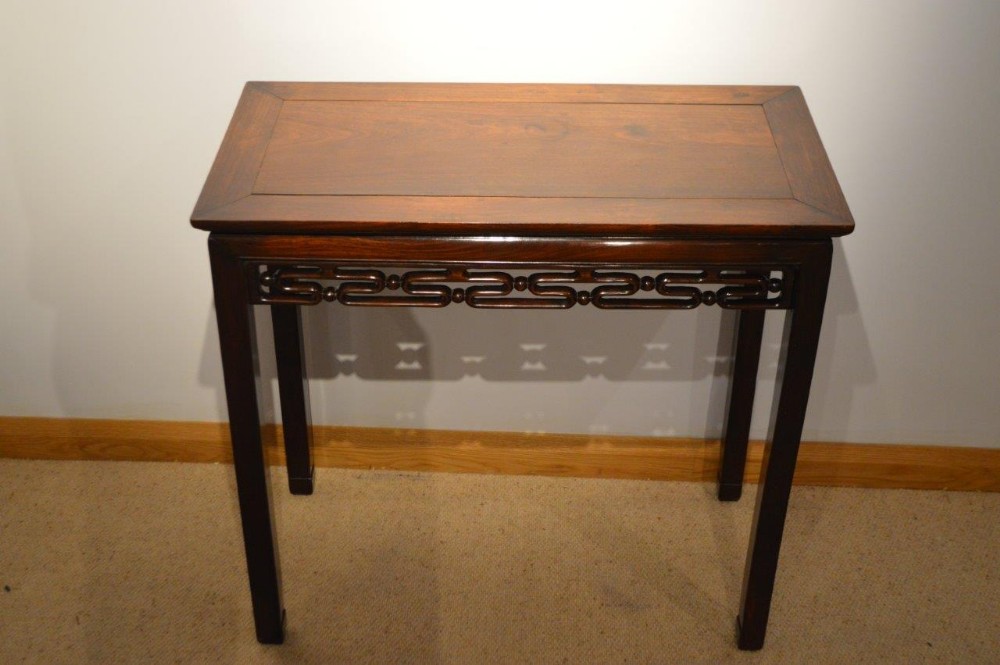 A Chinese Hongmu 19th Century Antique Altar Table