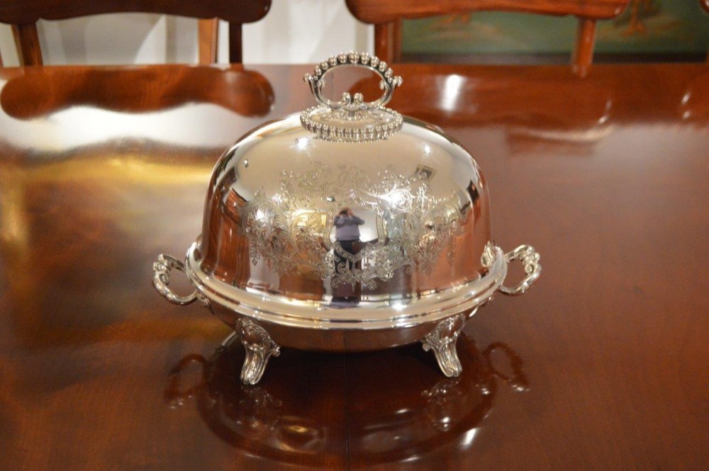A Beautiful Edwardian Period Silver Plated Tureen & Cover By Mapplin & Webb
