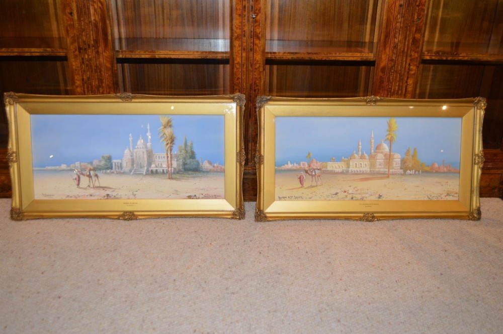 A Pair Of Watercolours By R. Rappini