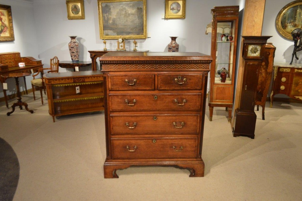 An Oak George III Period North Country Chest Of Drawers