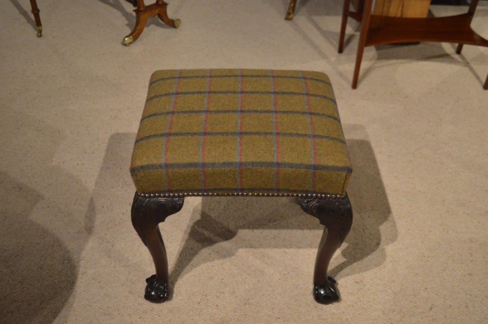 A Mahogany George III Period Antique Stool (adapted)