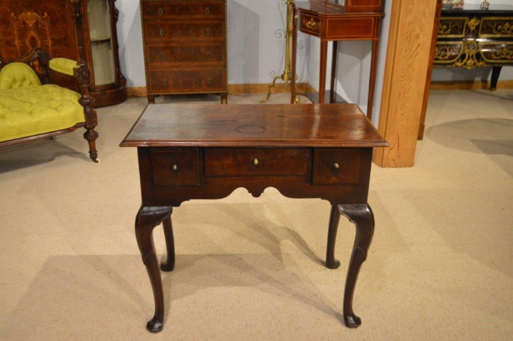 A Fine & Original Red Walnut George II Period Antique Lowboy