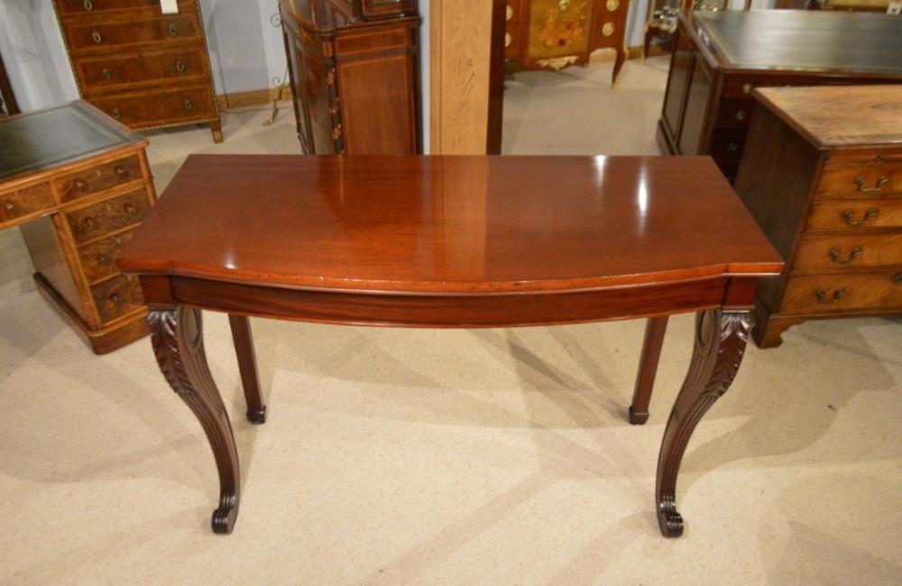 A mahogany Late 19th Century Regency Style mahogany antique console table. 