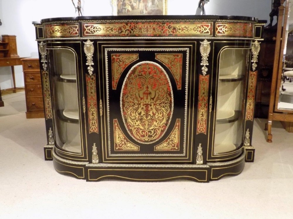 A Fine Quality boulle Victorian Period credenza