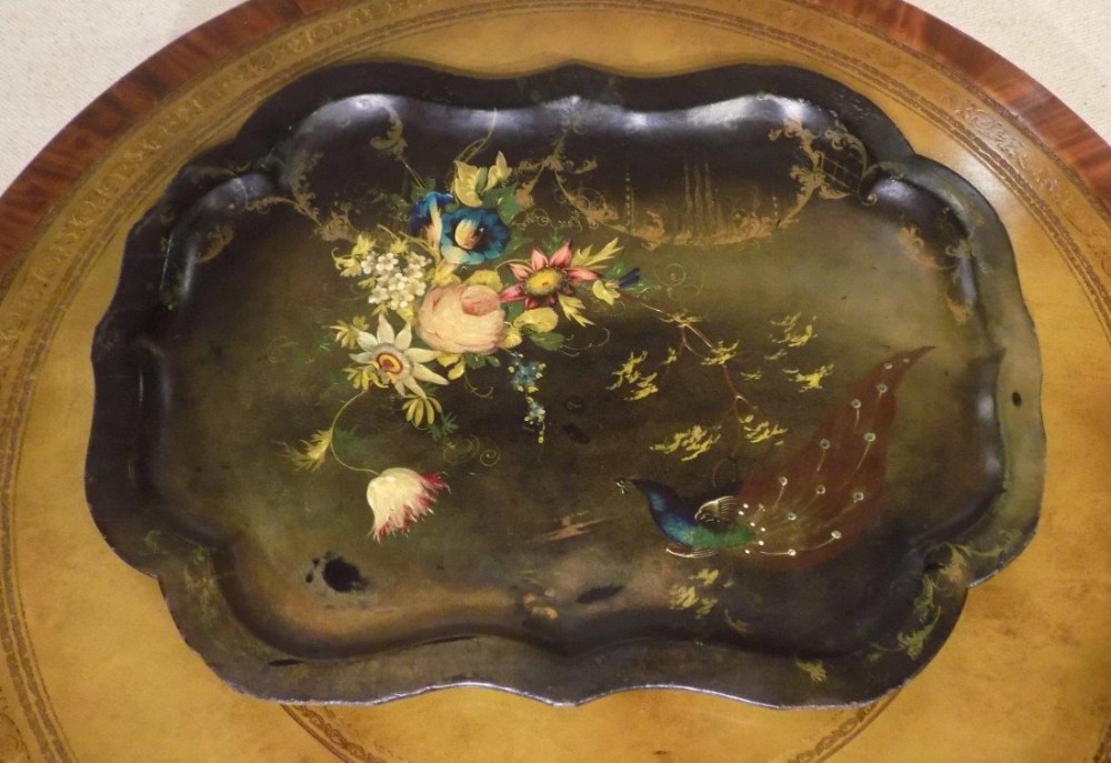 A Victorian Period papier mache tray