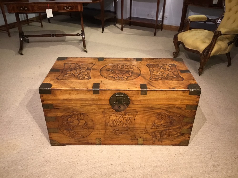 A 19th Century Chinese Export camphor trunk