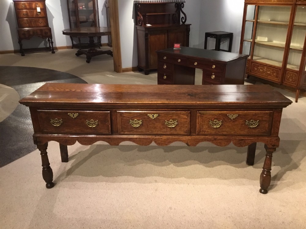 A good oak George III Period antique dresser base.