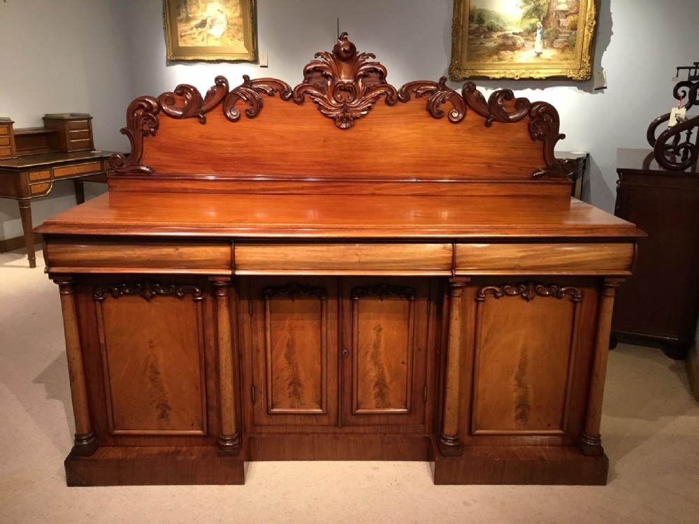 A mahogany Victorian Period antique chiffonier