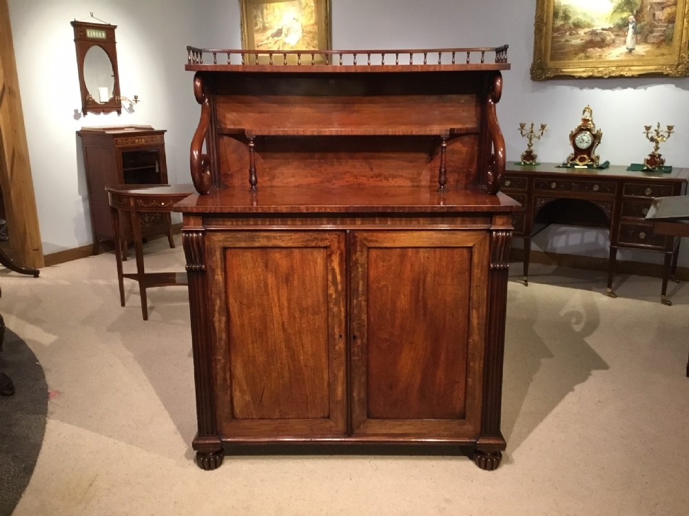 A Regency Period mahogany antique chiffonier possibly by Gillows of Lancaster