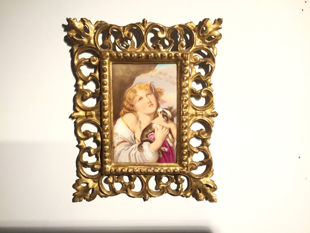 A Late 19th Century Royal Vienna Porcelain Plaque