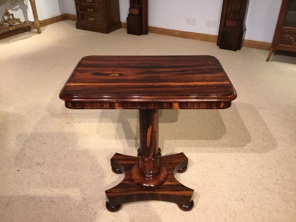 A Beautiful Goncalo Alves William IV Period antique wine table