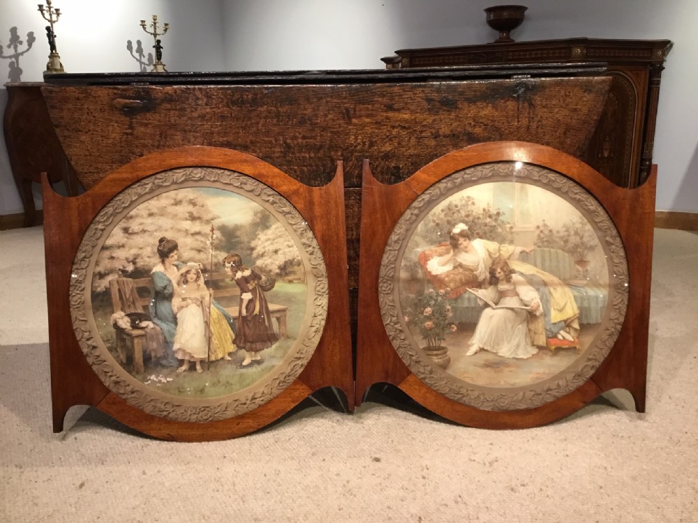  A pair of Edwardian Period mahogany framed prints