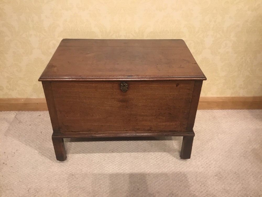 A George III Period cuban mahogany box