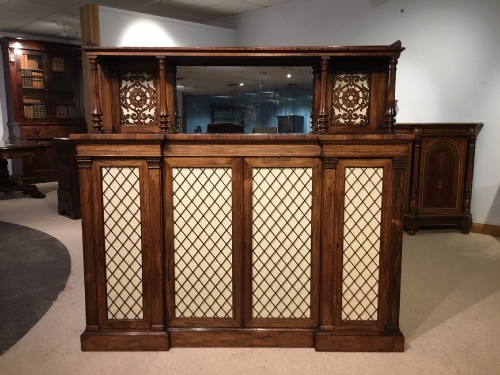 A beautiful rosewood Regency Period chiffonier