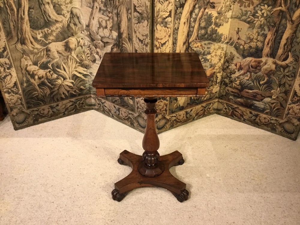 A Beautiful Regency Period Rosewood Wine Table