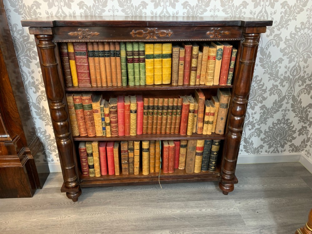 A Victorian Period mahogany antique open bookcase