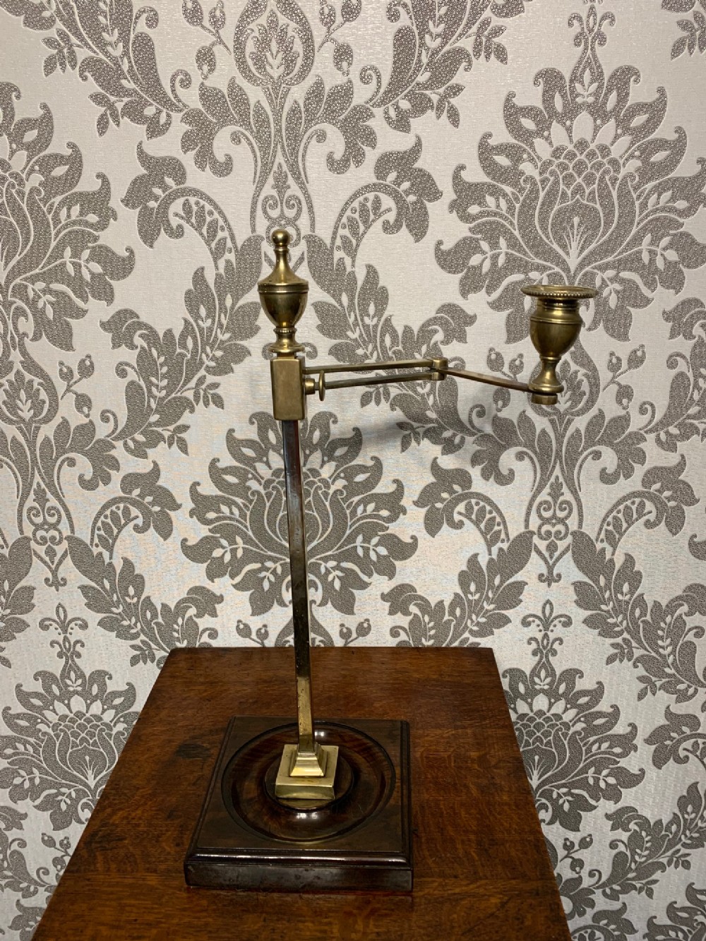 A Rare 19th Century Adjustable Candle stand