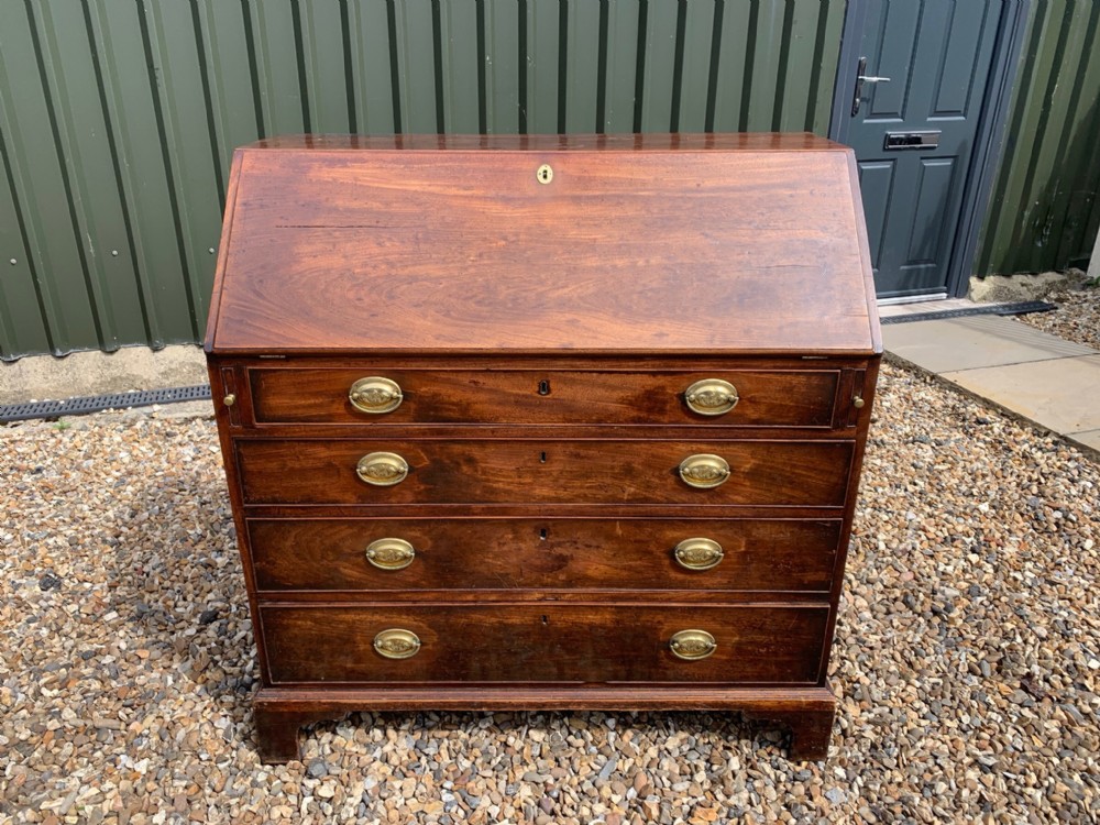 A George III Period mahogany bureau.