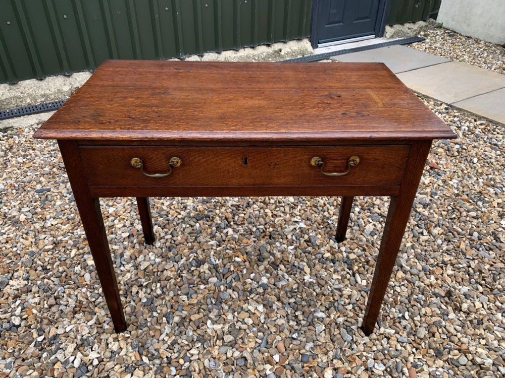 A George III Period oak antique side table