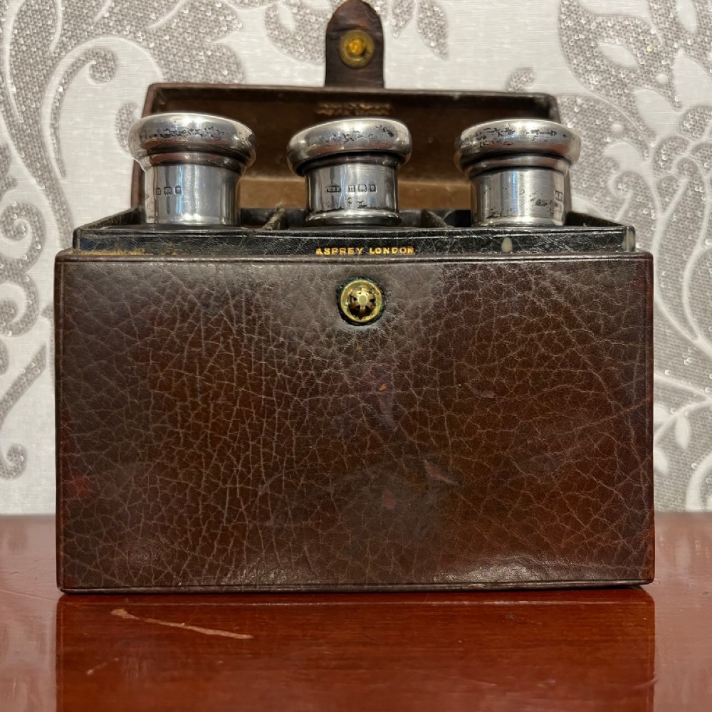 A wonderful Asprey's of London ladies travelling perfume case