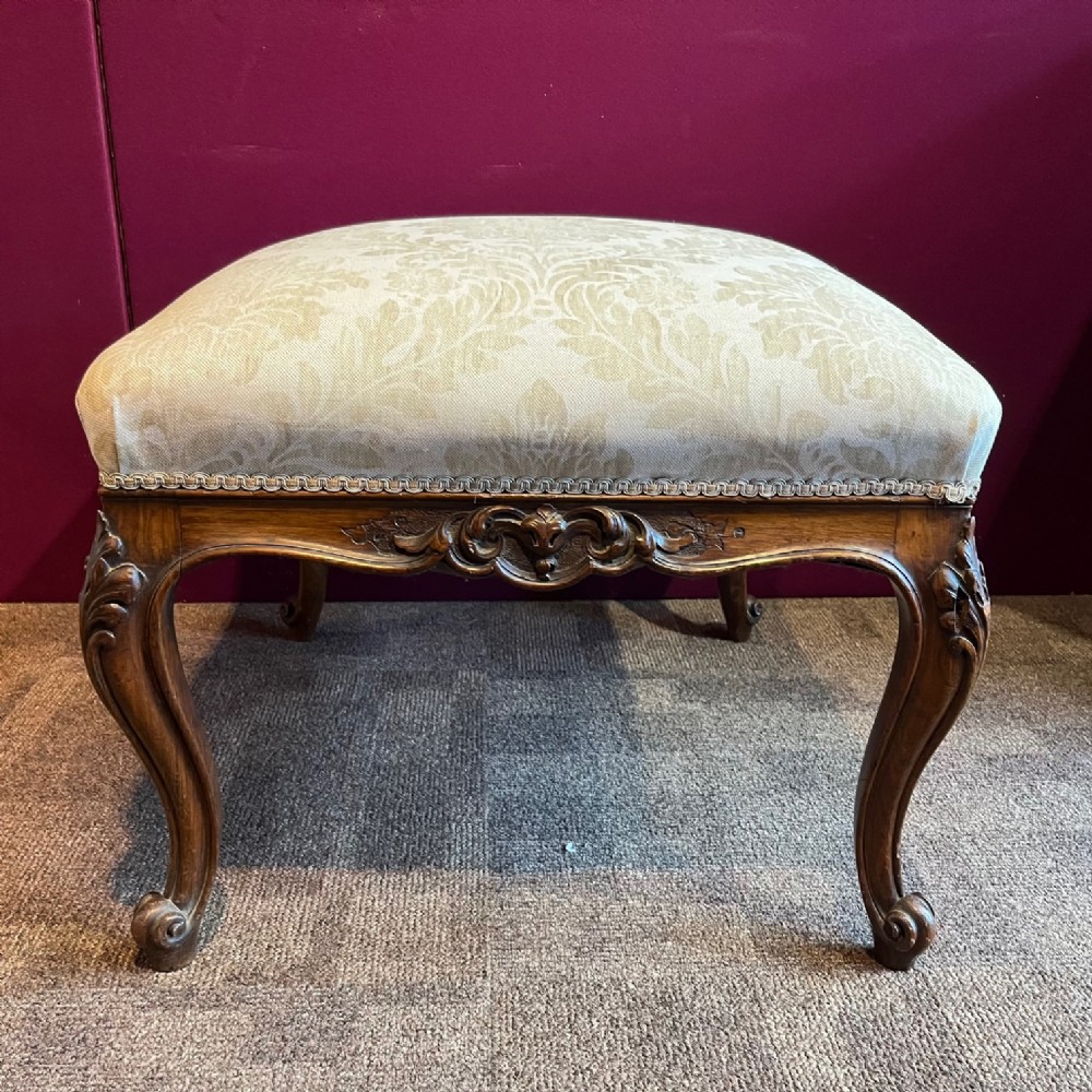 A Victorian Period rosewood antique stool