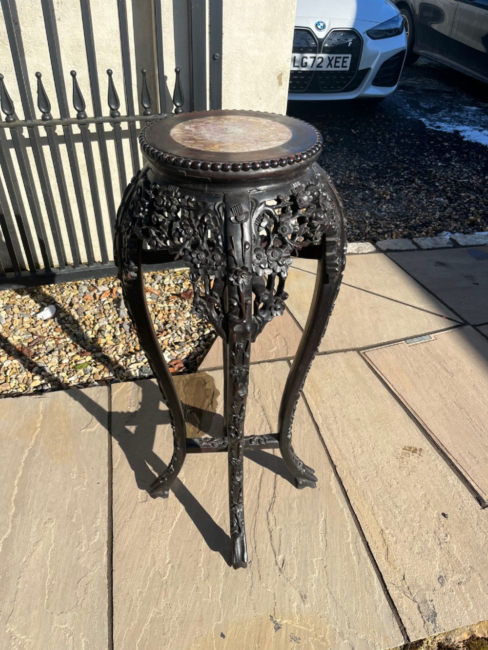 A Late 19th Century Chinese hardwood stand