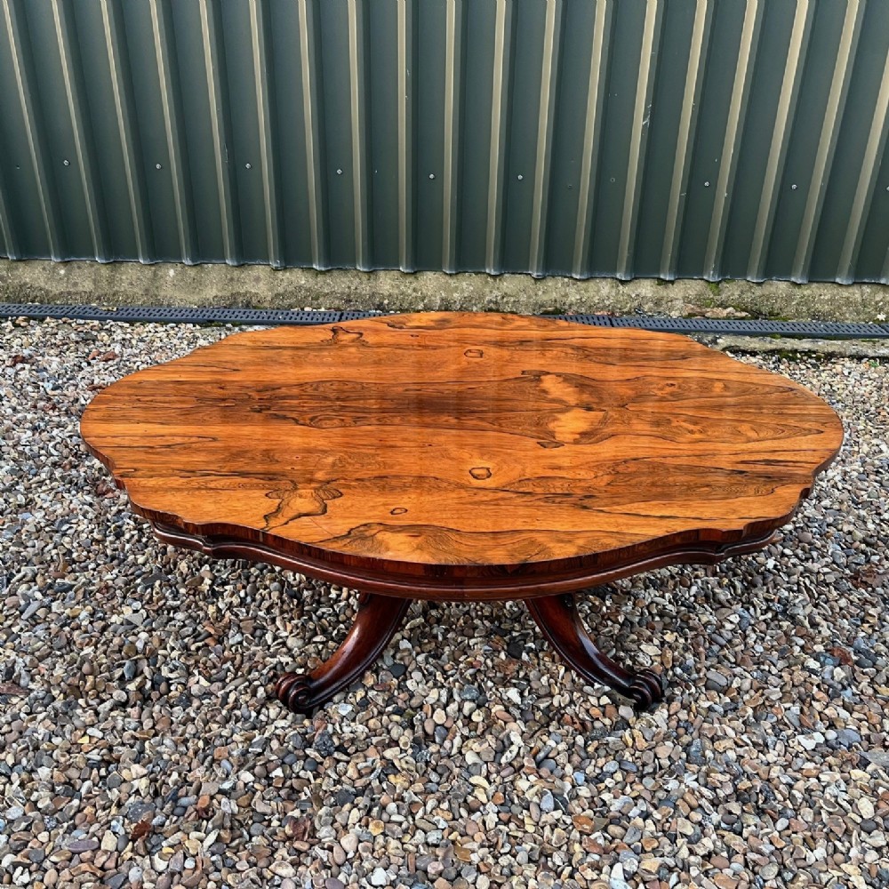A fine quality Victorian Period rosewood coffee table
