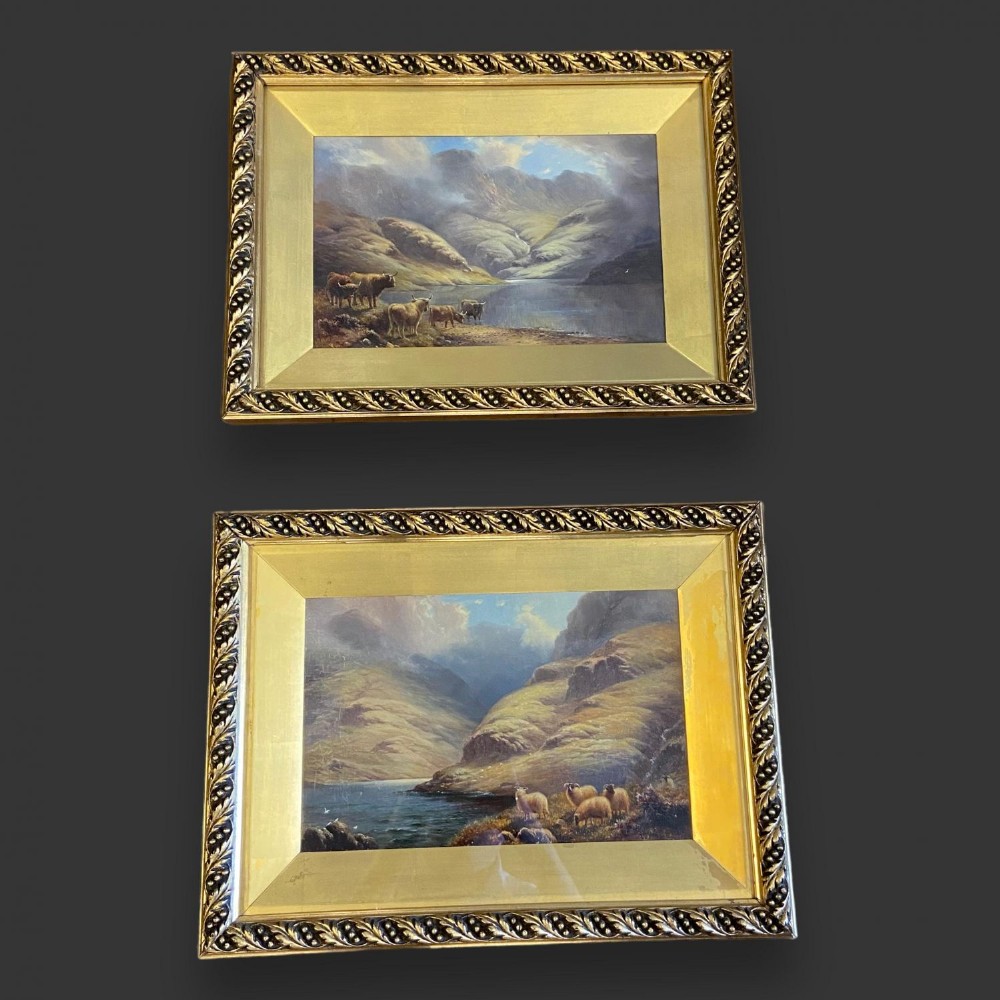 A fine quality pair of 19th Century oil paintings by Wycliff Egginton