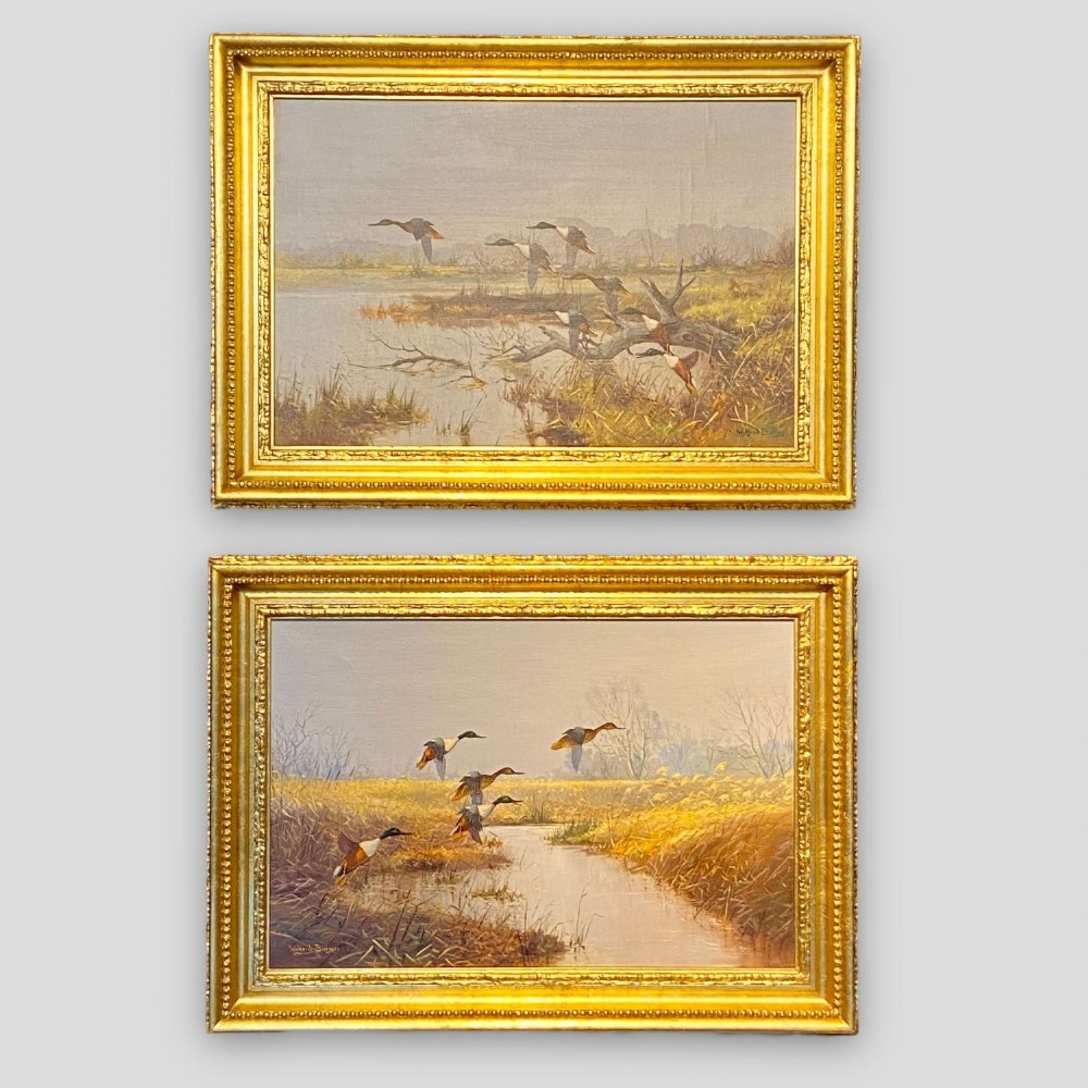A lovely pair of Oil paintings by Wilfred Bailey