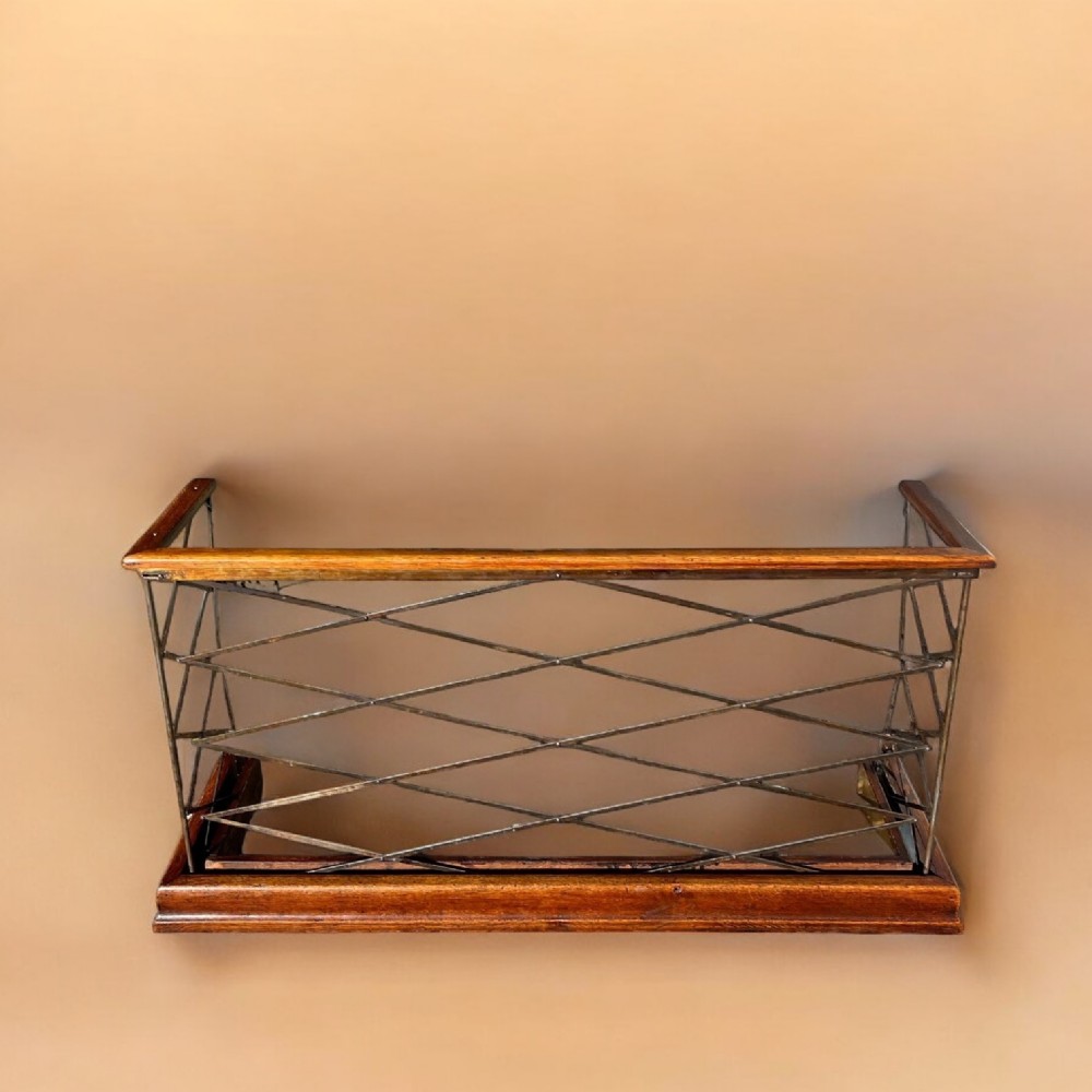 An unusual and rare metamorphic oak and steel nursery fire guard