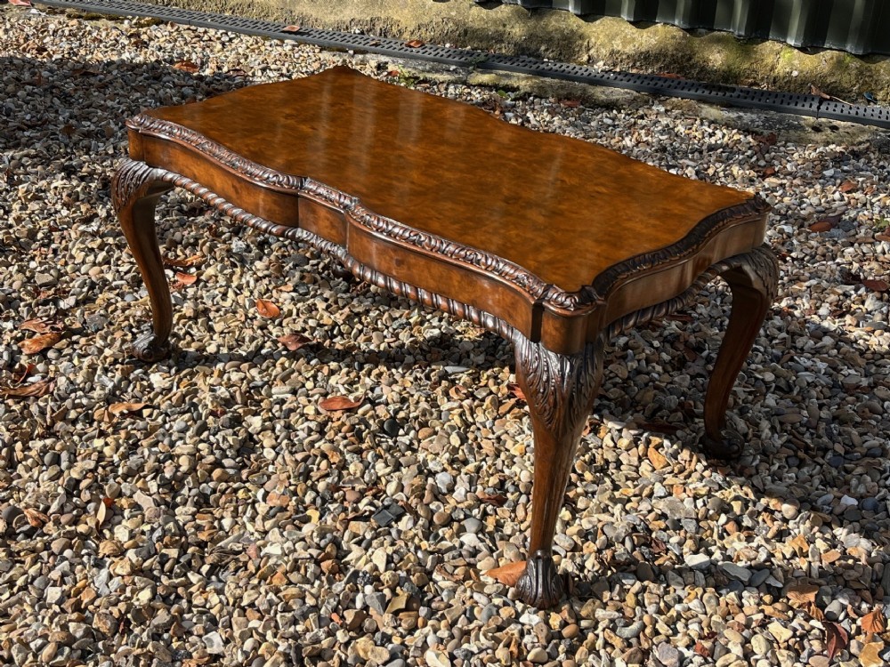 A 1920s Period burr walnut coffee table