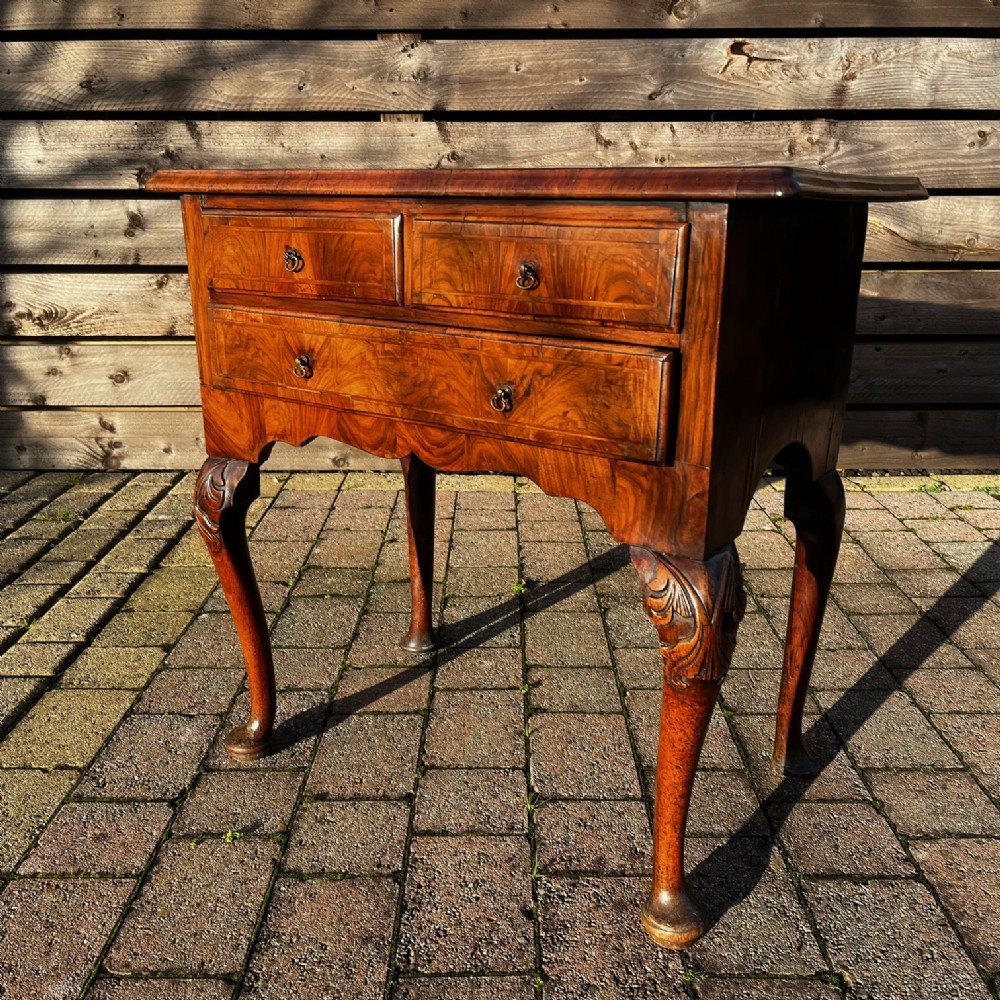 A George I Period walnut lowboy
