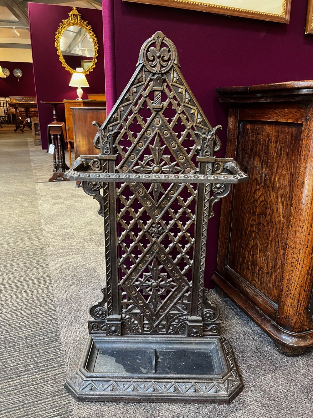 A Fine Quality Scottish Cast Iron Stick Stand